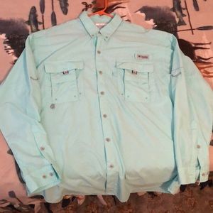 Columbia PFG long sleeve button down